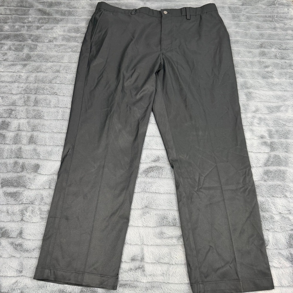 Callaway Mens Black Performance Golf Pants Flat Front Trousers 38x30 14835